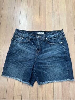 Madewell Washed Indigo Denim Cutoff Shorts